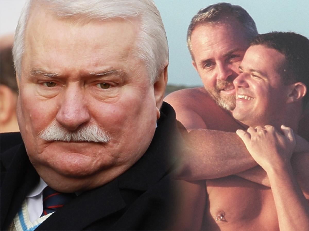 Lech Wałęsa jest homofobem. Lech Wałęsa krytykuje gejów
