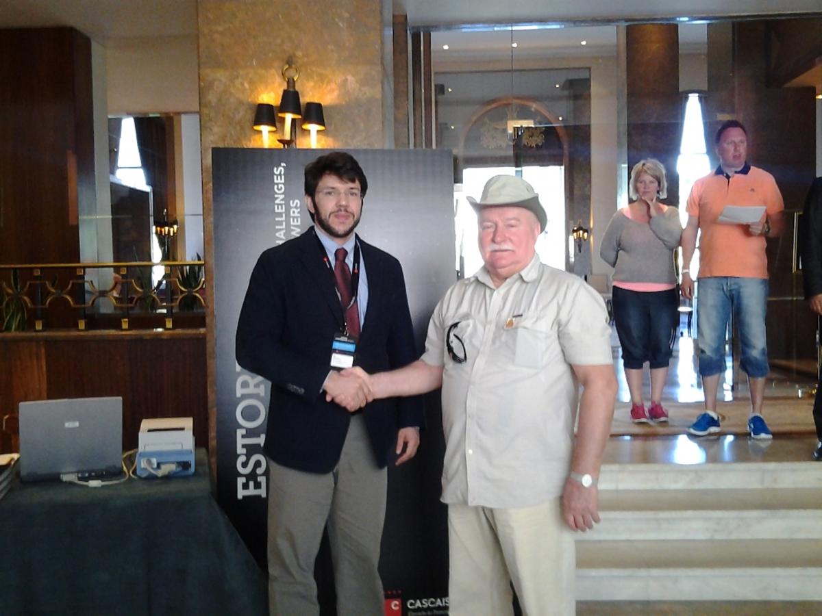 Lech Wałęsa na majówce w Portugalii