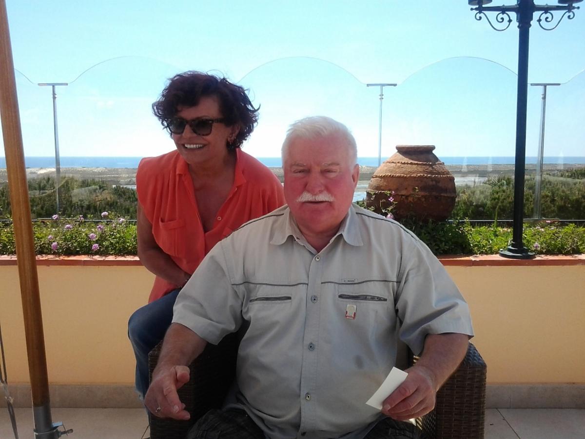 Lech Wałęsa na majówce w Portugalii