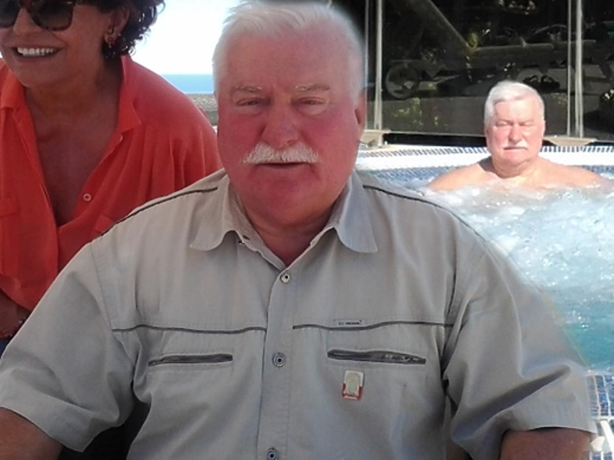 Lech Wałęsa na majówce w Portugalii