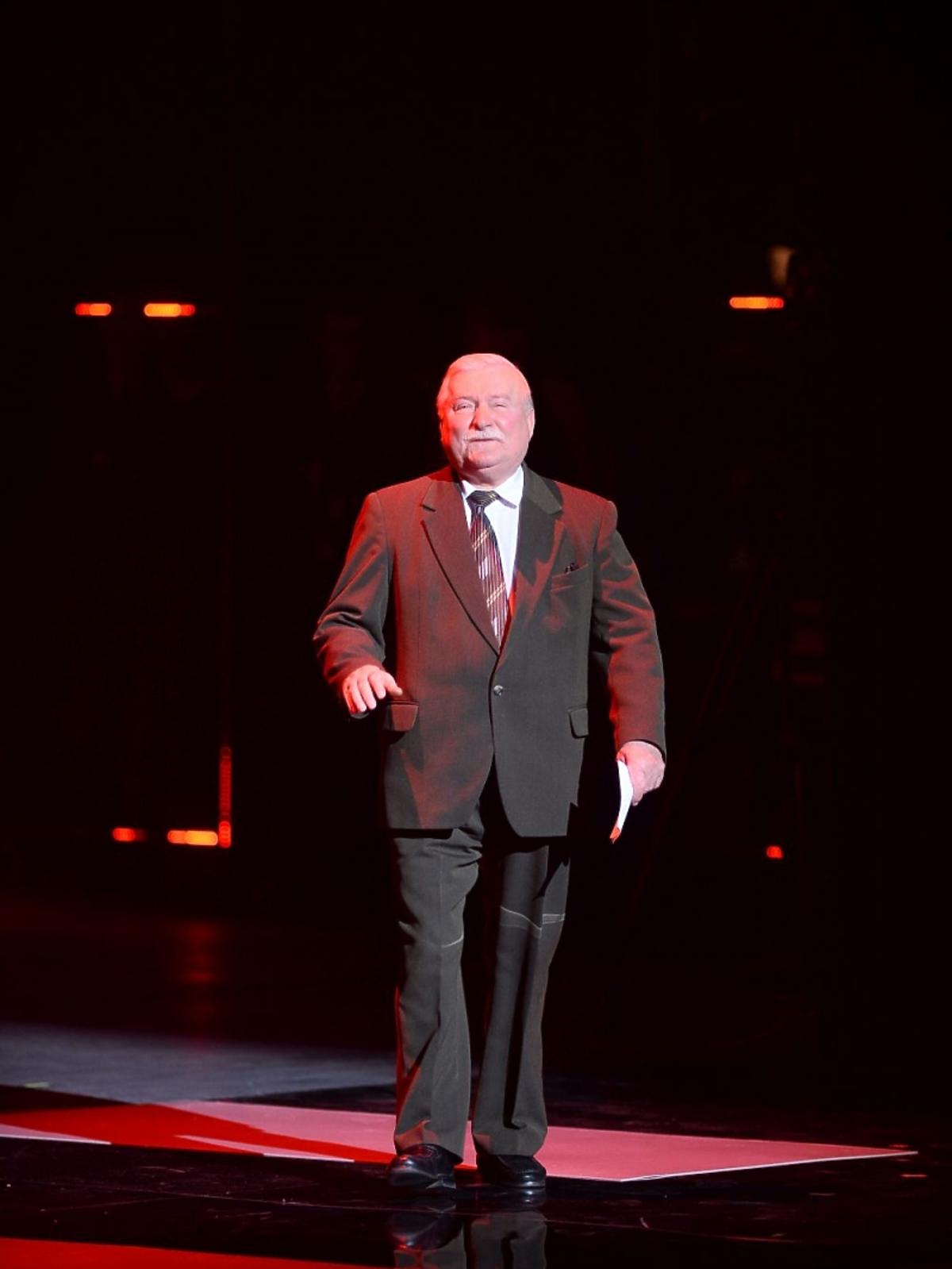 Lech Wałęsa na scenie