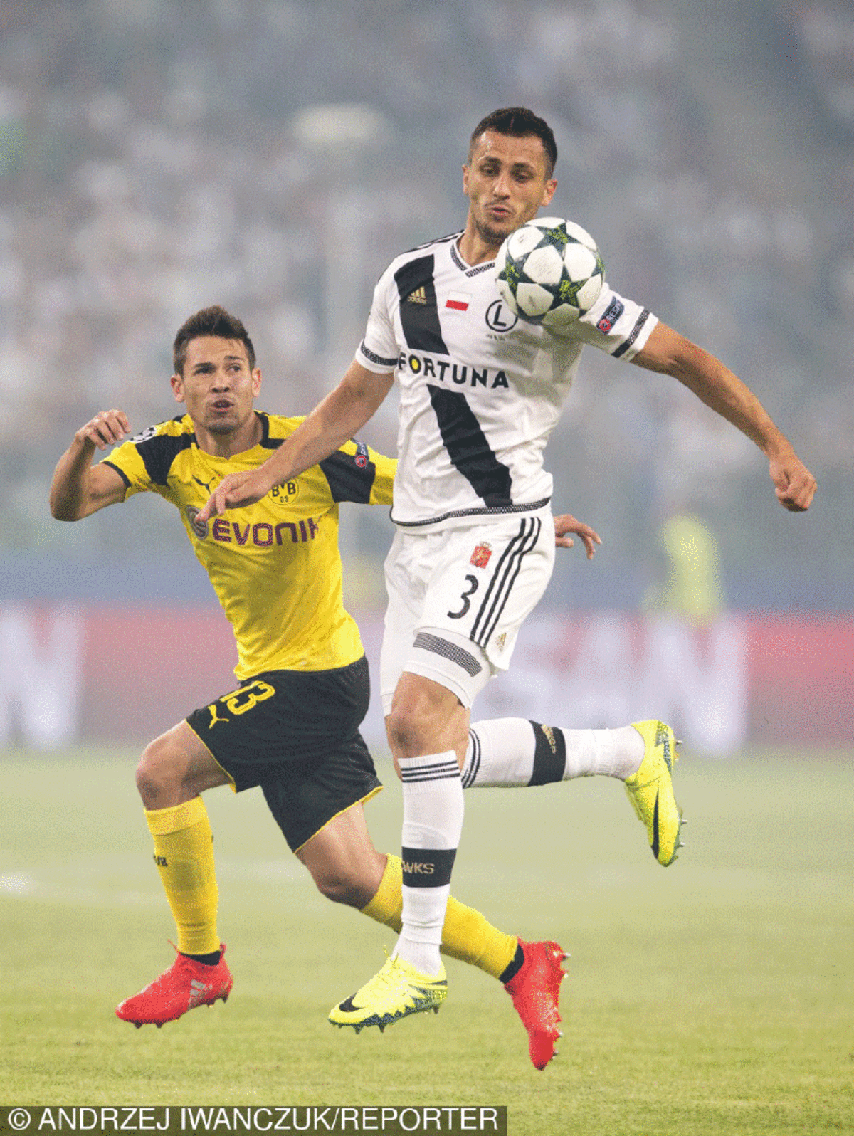 Legia Warszawa - Borussia Dortmund -mecz w ramach Ligi Mistrzów