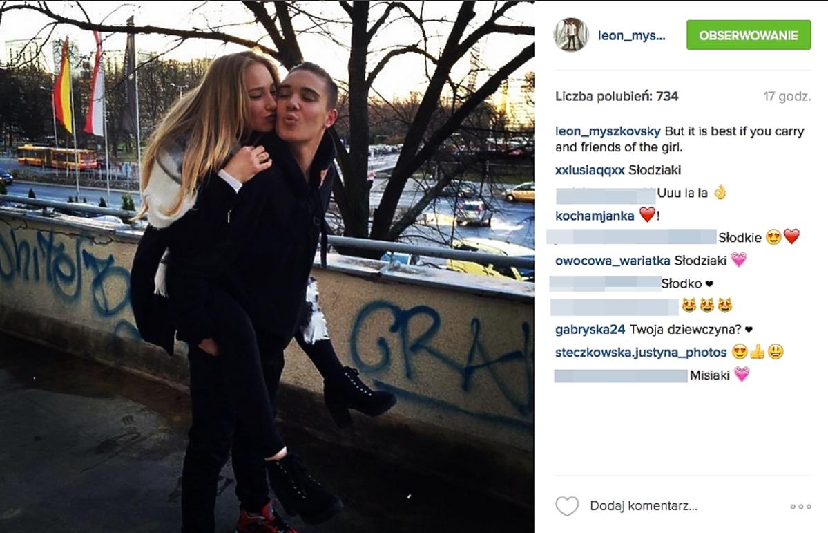 Syn Steczkowskiej Leon Myszkowski ma dziewczynę?!