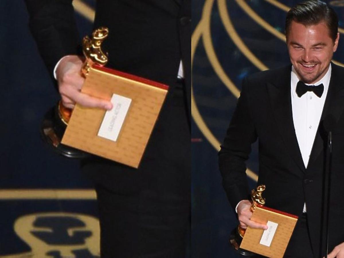 Leonardo DiCaprio pokazał środkowy palec na Oscarach