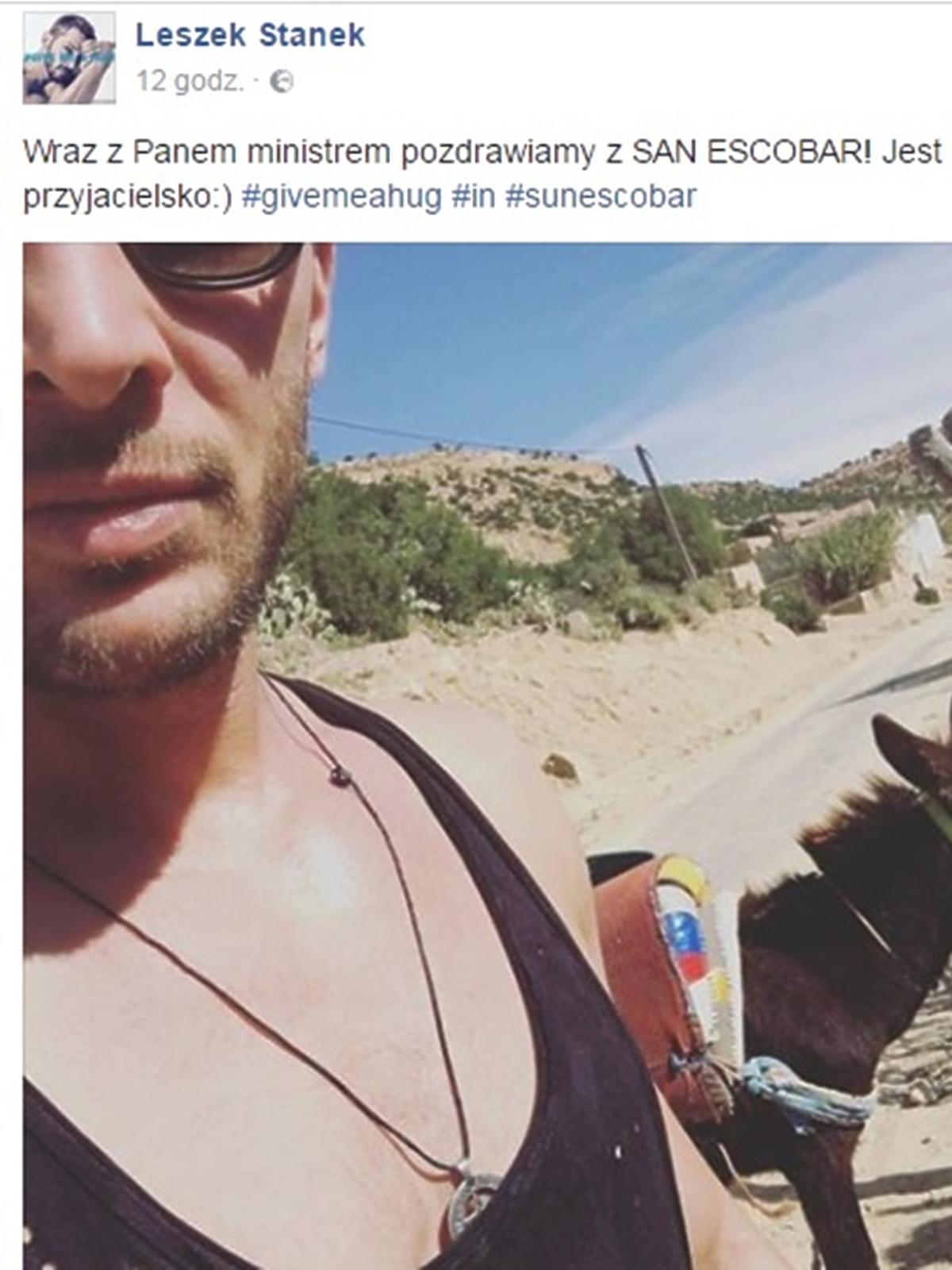Leszek Stanek żartuje z San Escobaru