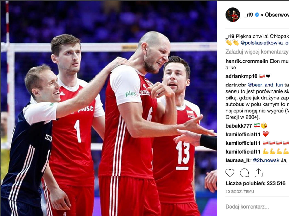 Lewandowscy gratulują siatkarzom