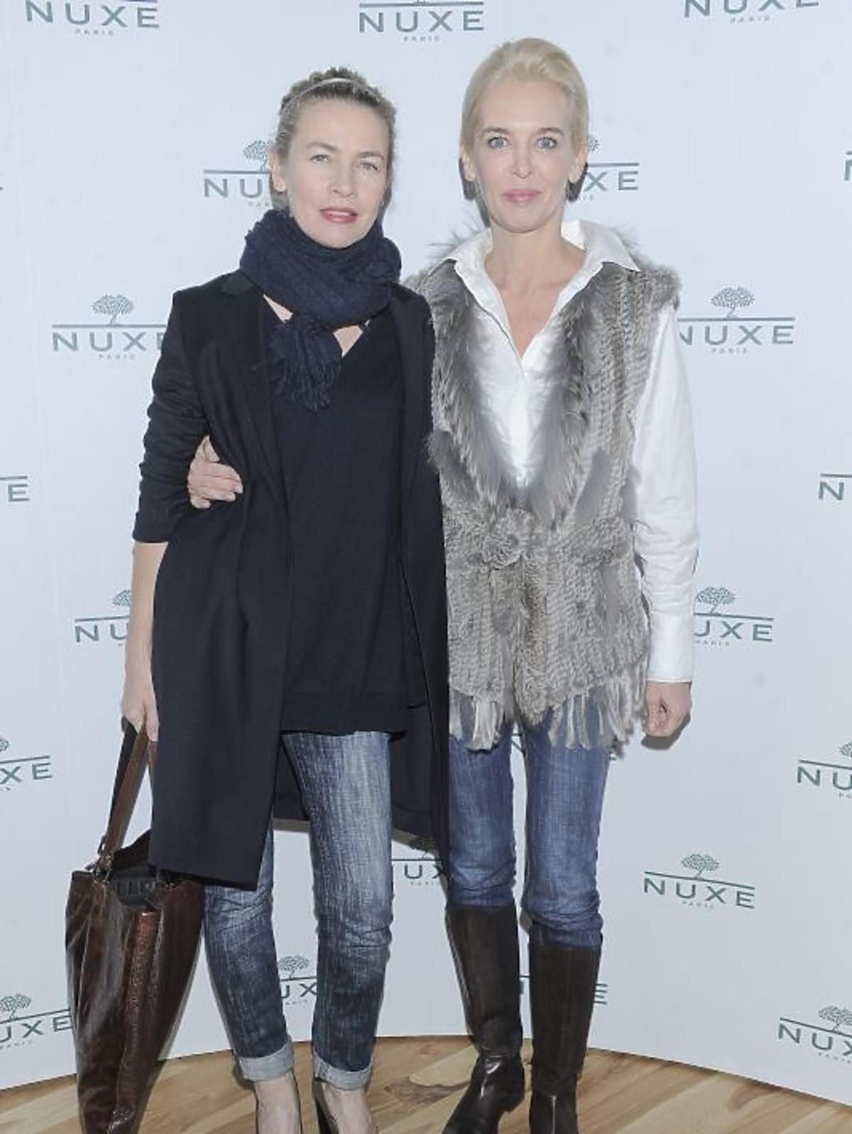 Lidia Popiel i Bogna Sworowska na konferencji prasowej Nuxe Nuxellence Jeunesse