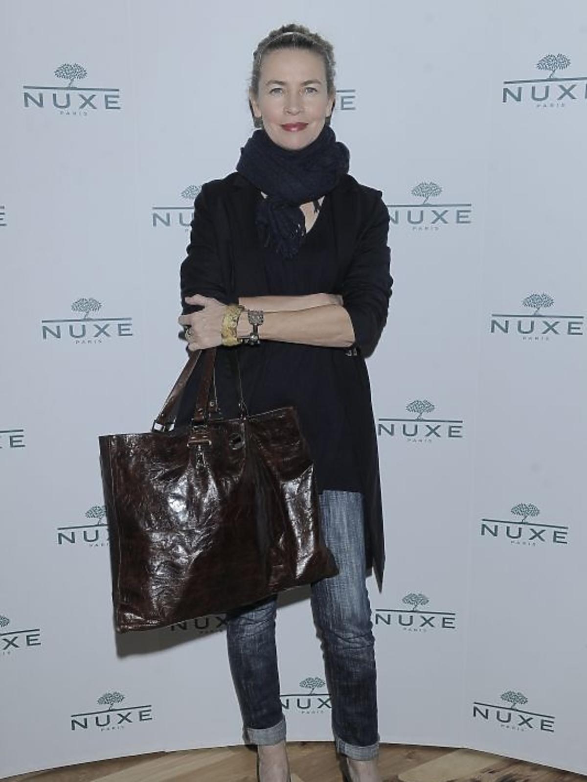 Lidia Popiel na konferencji prasowej Nuxe Nuxellence Jeunesse