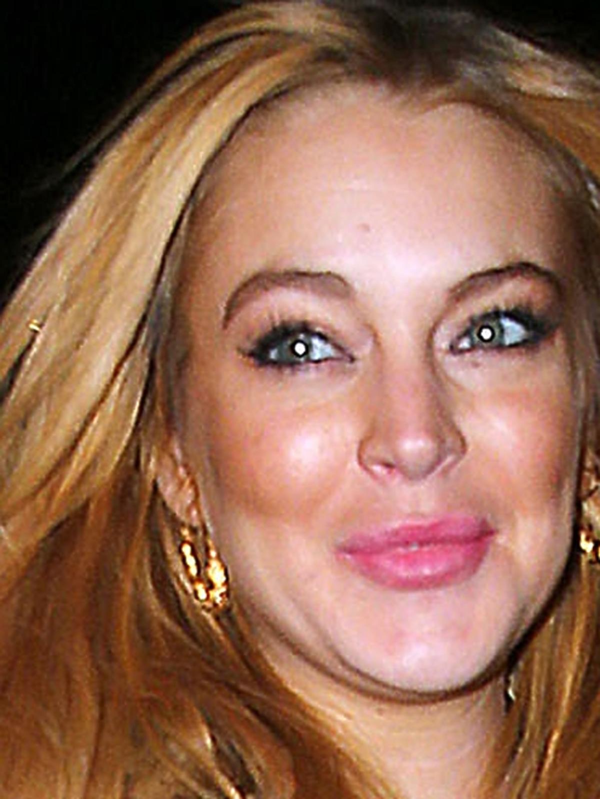Lindsay Lohan w naturalnym futrze w Los Angeles