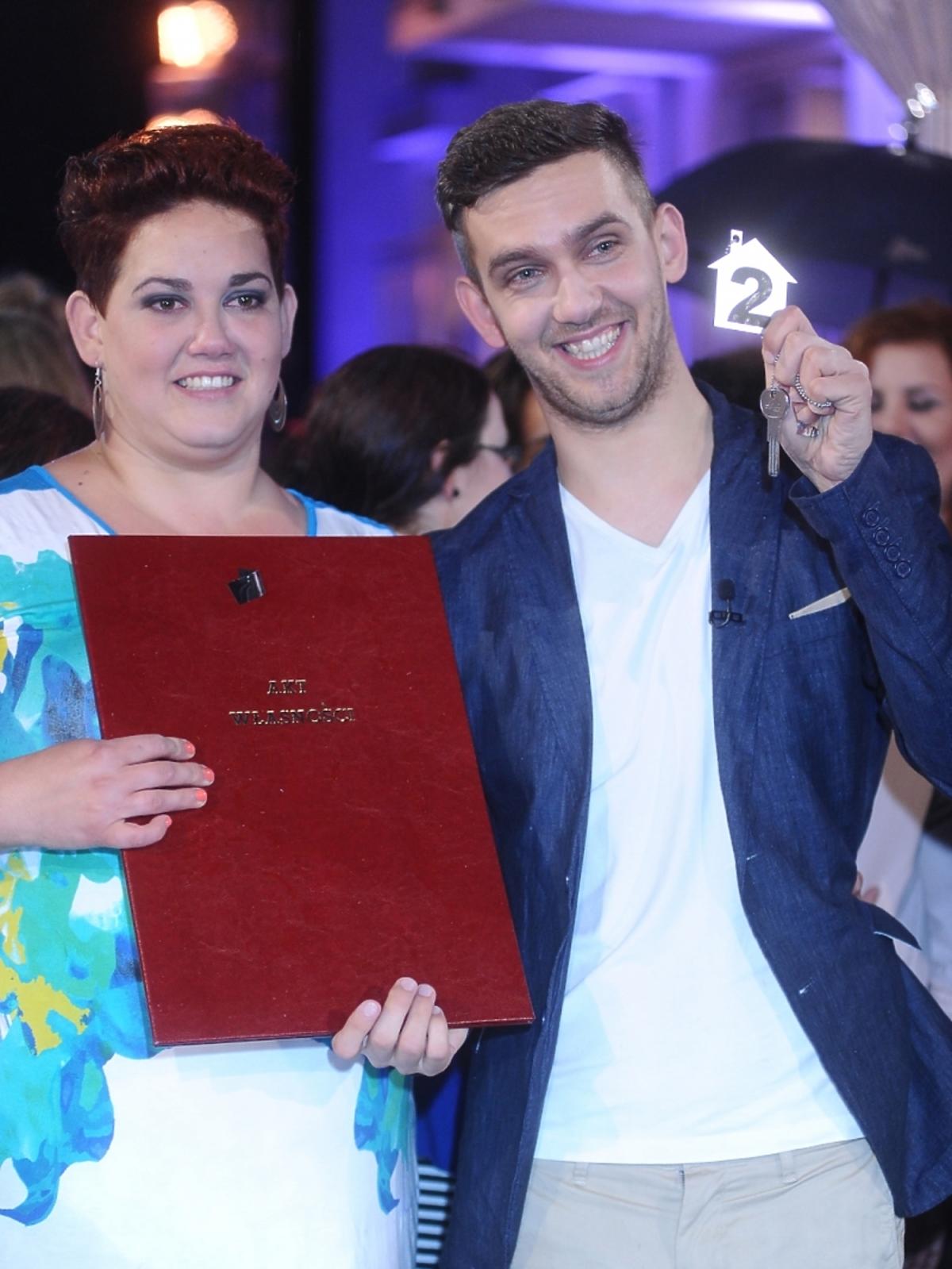 Łukasz Durajski podczas finału Bitwa o dom