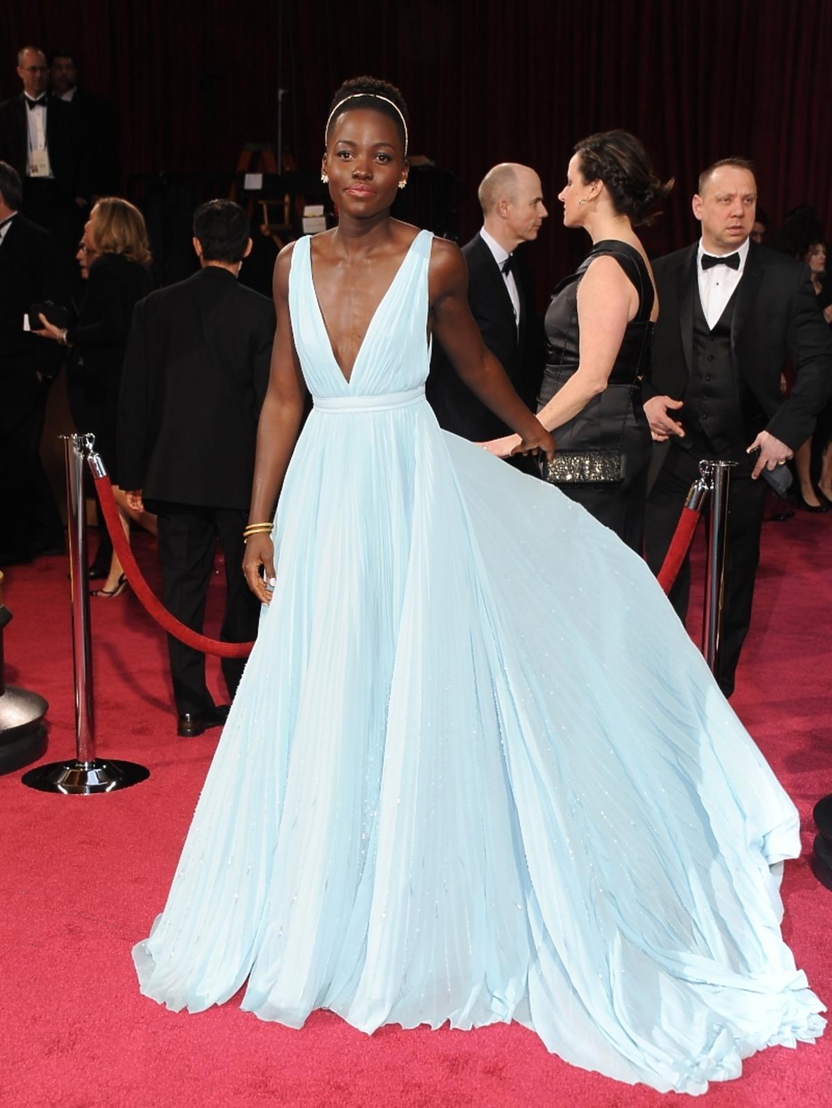 Lupita Nyong'o na rozdaniu Oscarów 2014