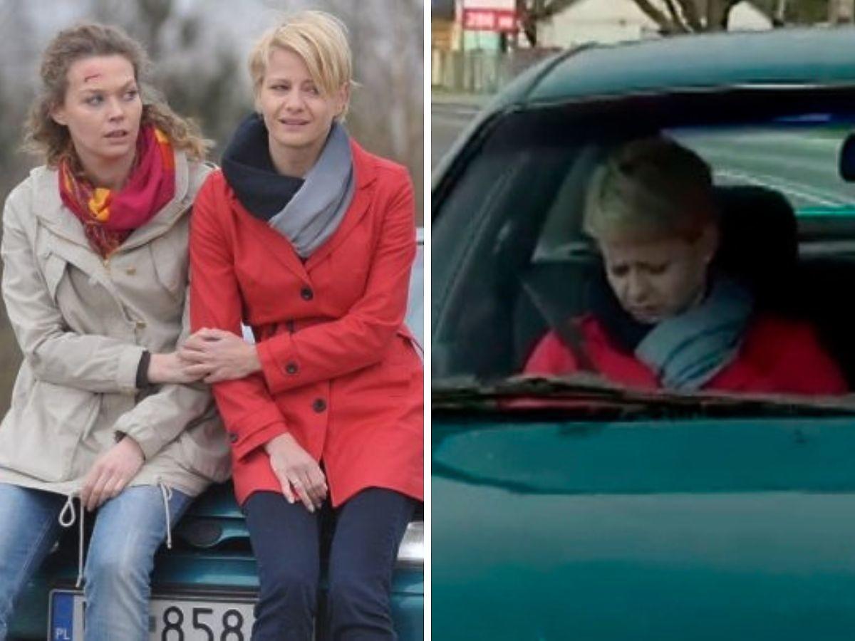M jak miłość: Hanka Mostowiak w swoim samochodzie