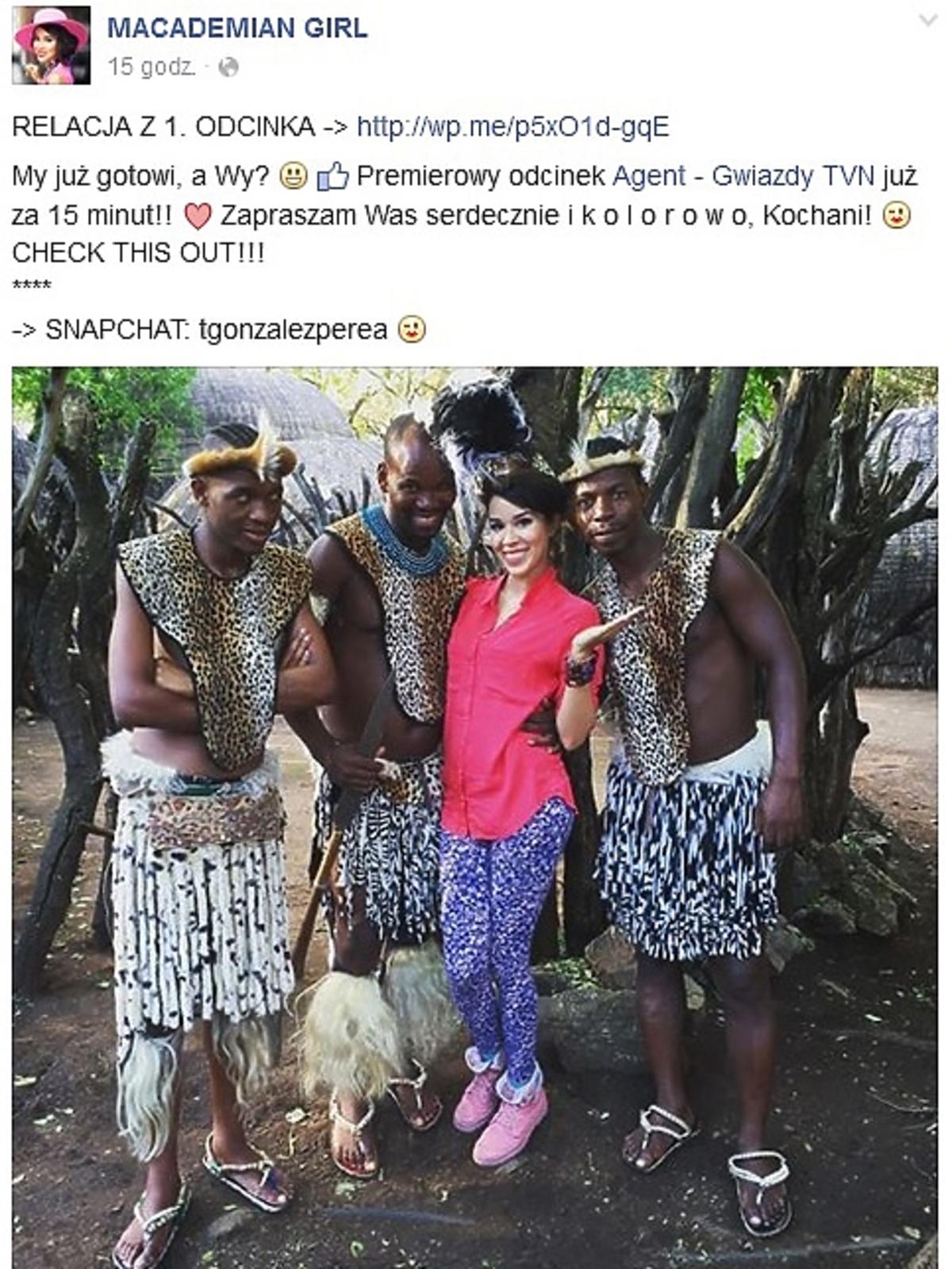 Macademian Girl pokazała zdjęcia z planu Agenta