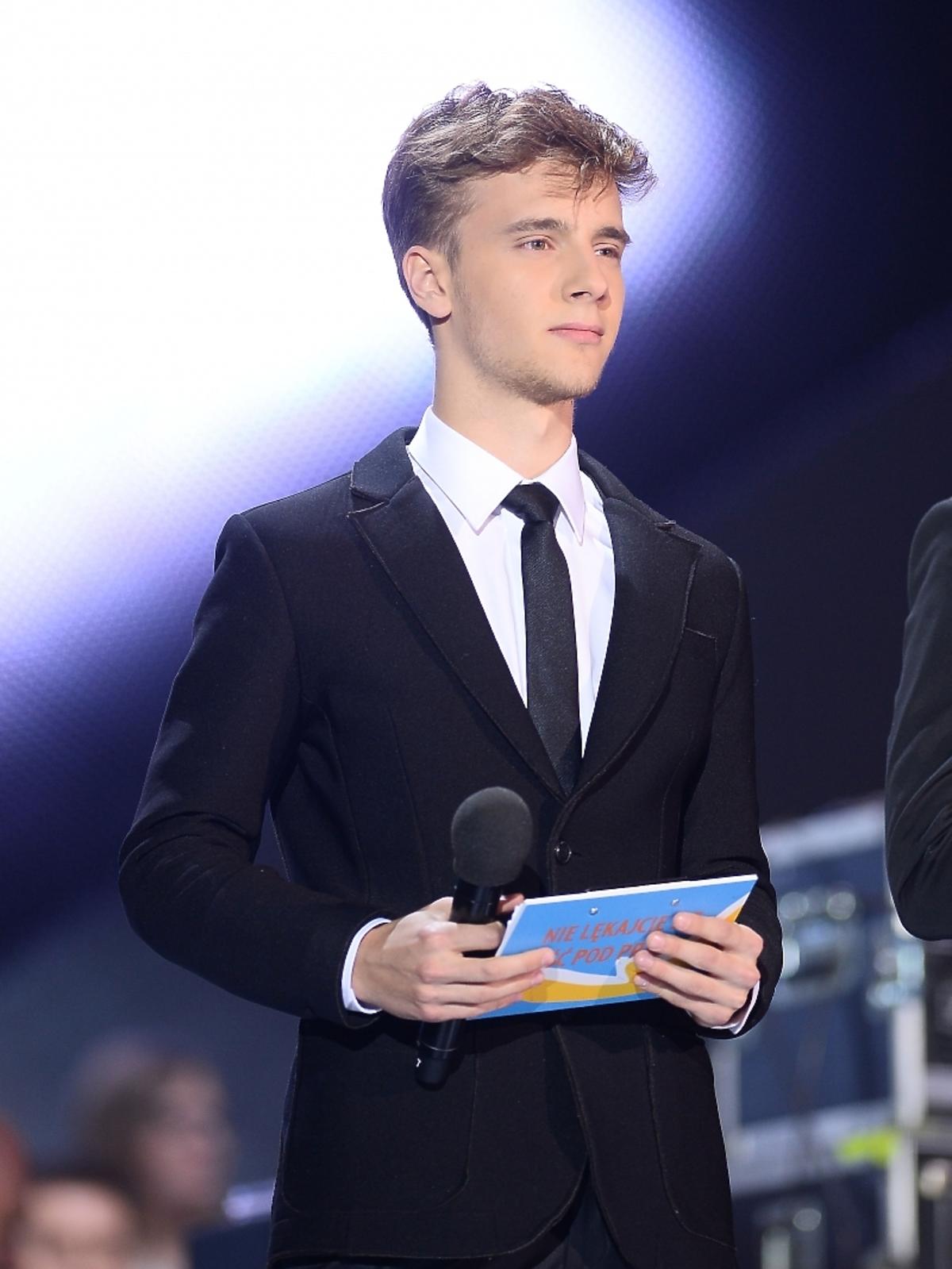 Maciej Musiał na koncercie dla Jana Pawła II