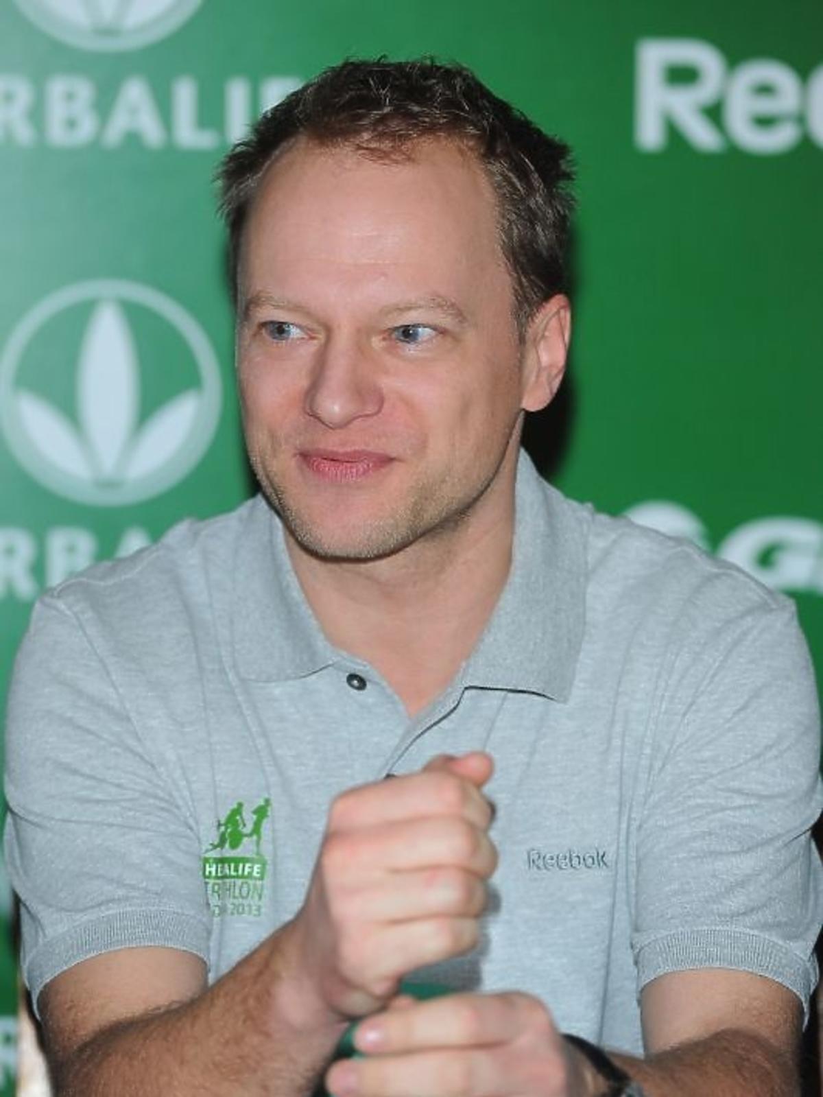 Maciej Sthur na konferencji Herbalife Triathlon 2013