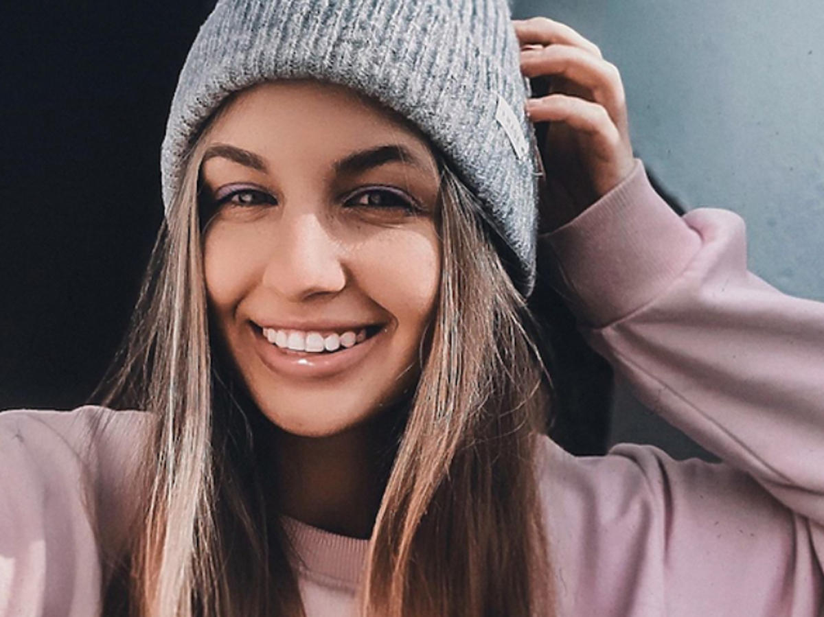 Magda Bereda w czapce