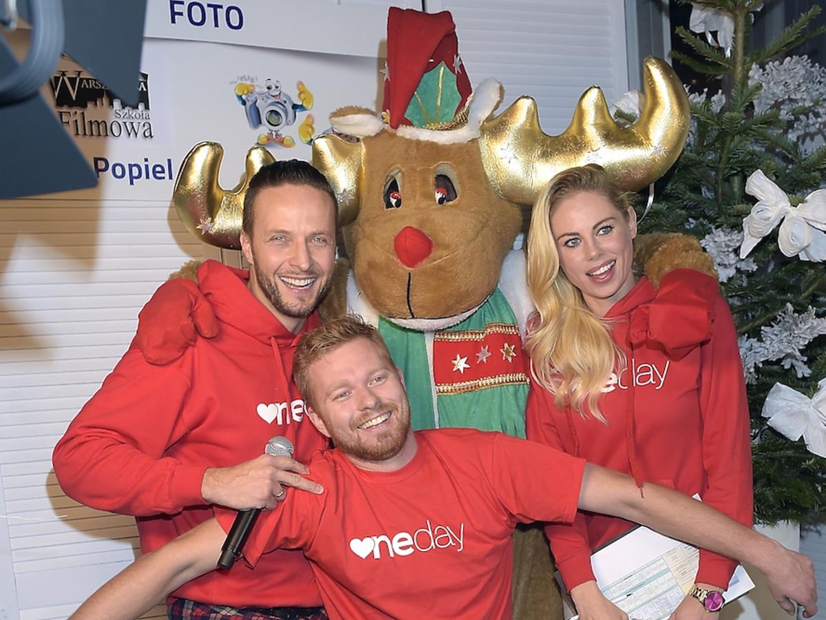 Magda Modra z rodziną na imprezie fundacji OneDay