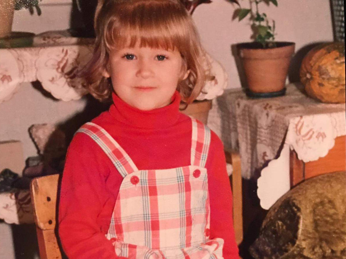 Magda Wójcik w młodości