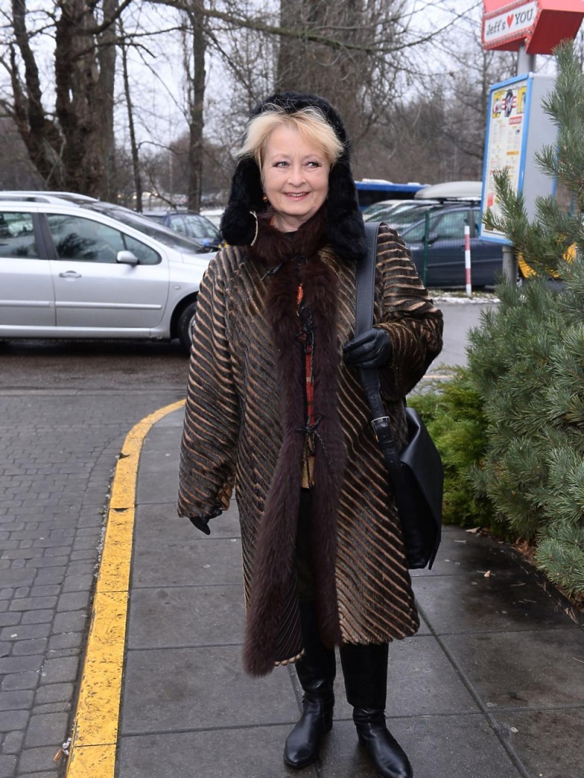 Magda Zawadzka na noworocznym obiedzie z dziećm