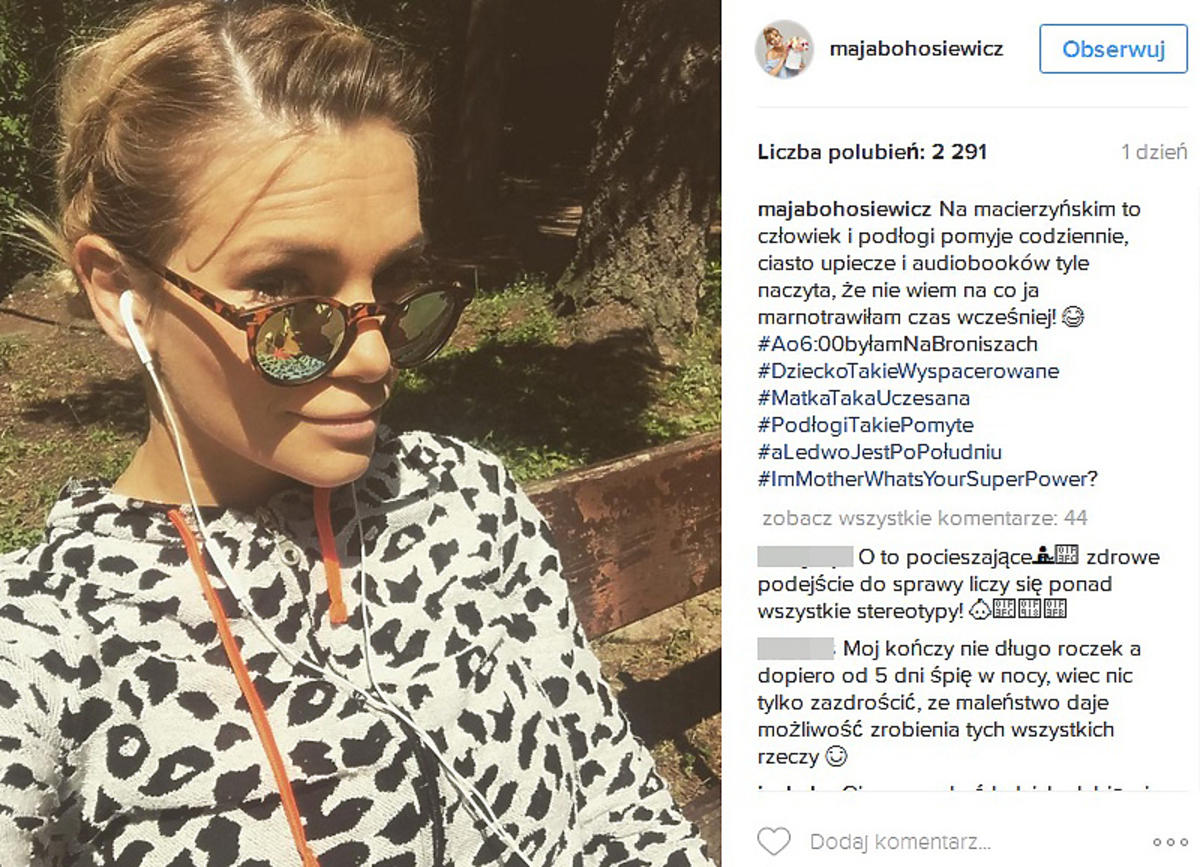 Maja Bohosiewicz zachwycona macierzyństwem