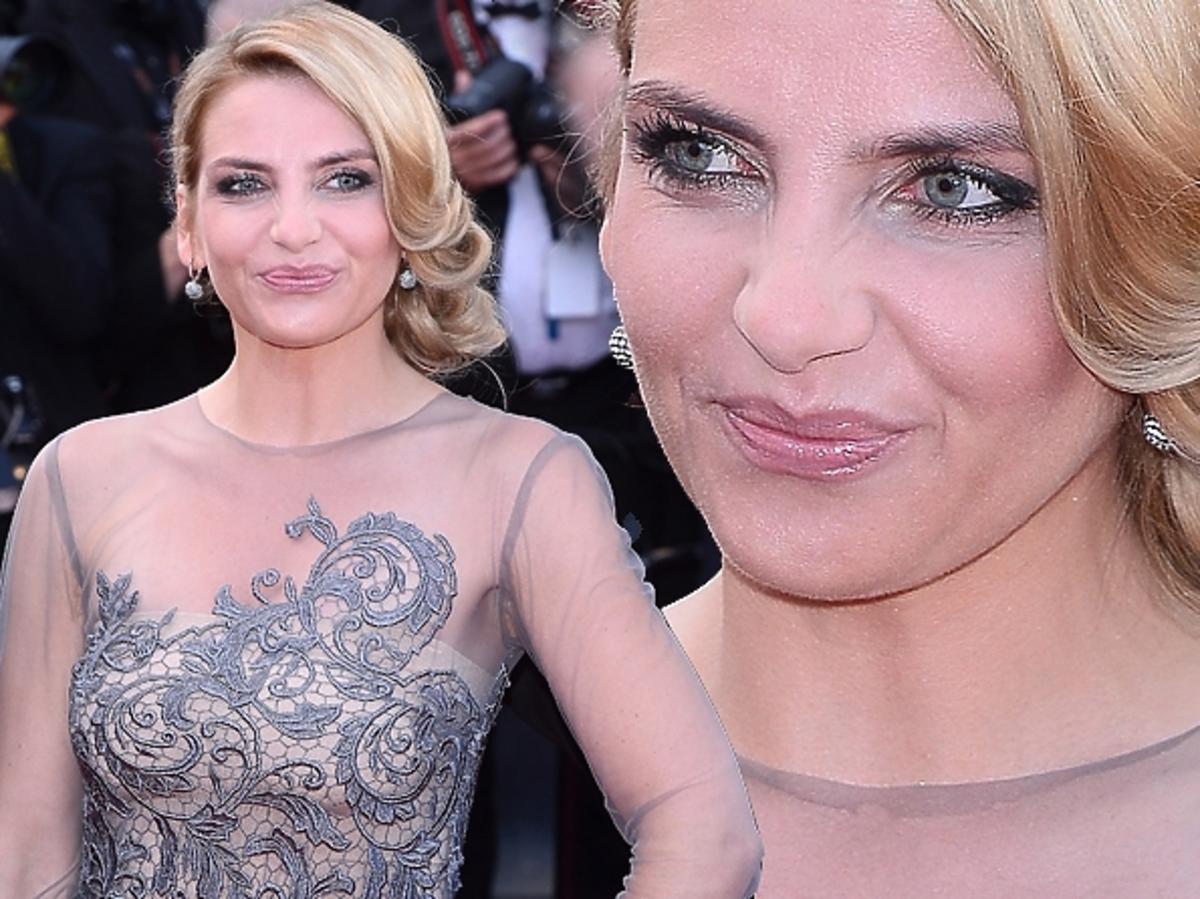 Maja Frykowska w Cannes w sukni Anny Krzyżanowskiej