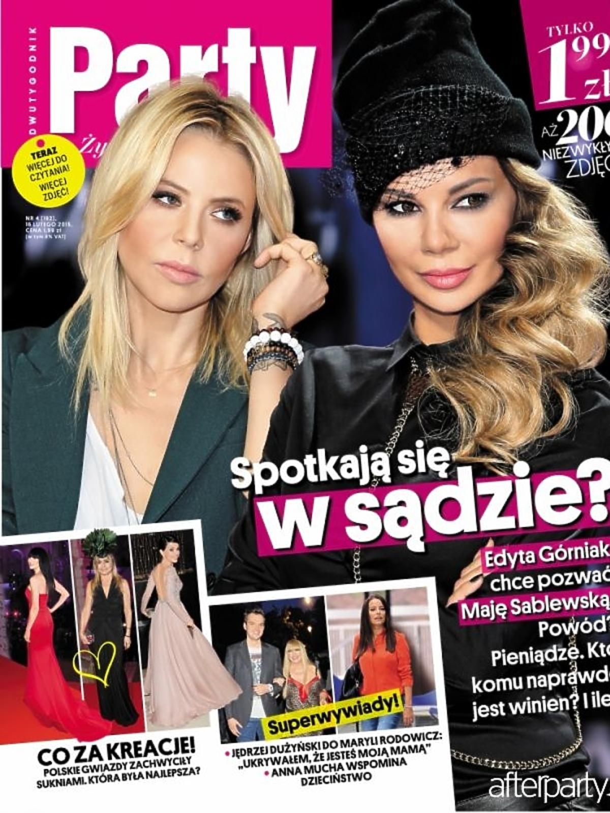 Maja Sablewska i Edyta Górniak na okładce Party