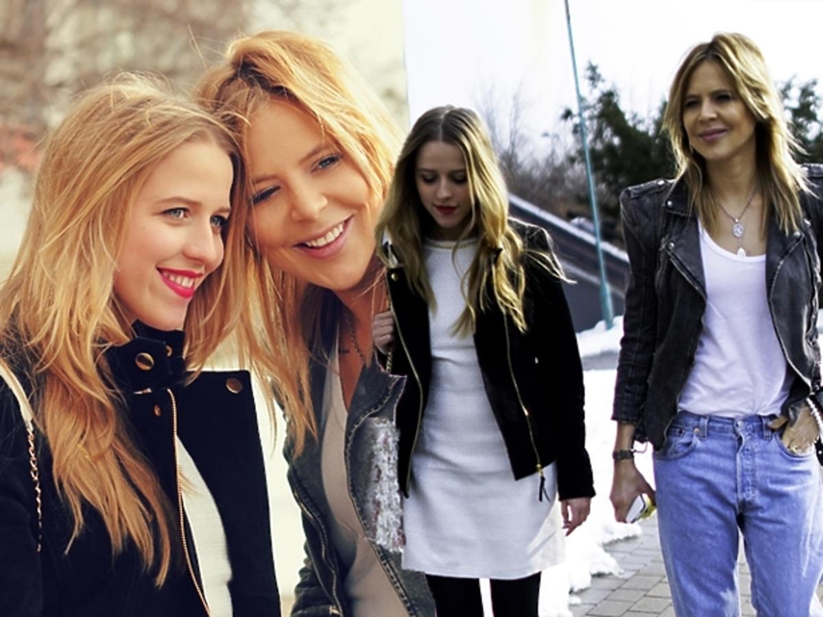 Maja Sablewska i Jessica Mercedes na spacerze