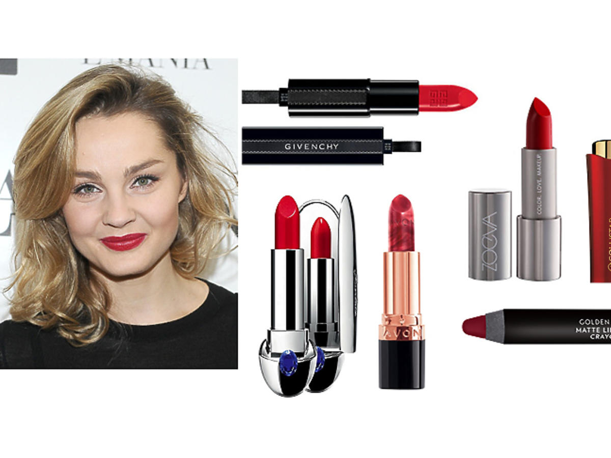 Makijaż w stylu Małgorzaty Sochy na walentynki - czerwone usta, szminki, pomadki: Avon, Sephora, Douglas