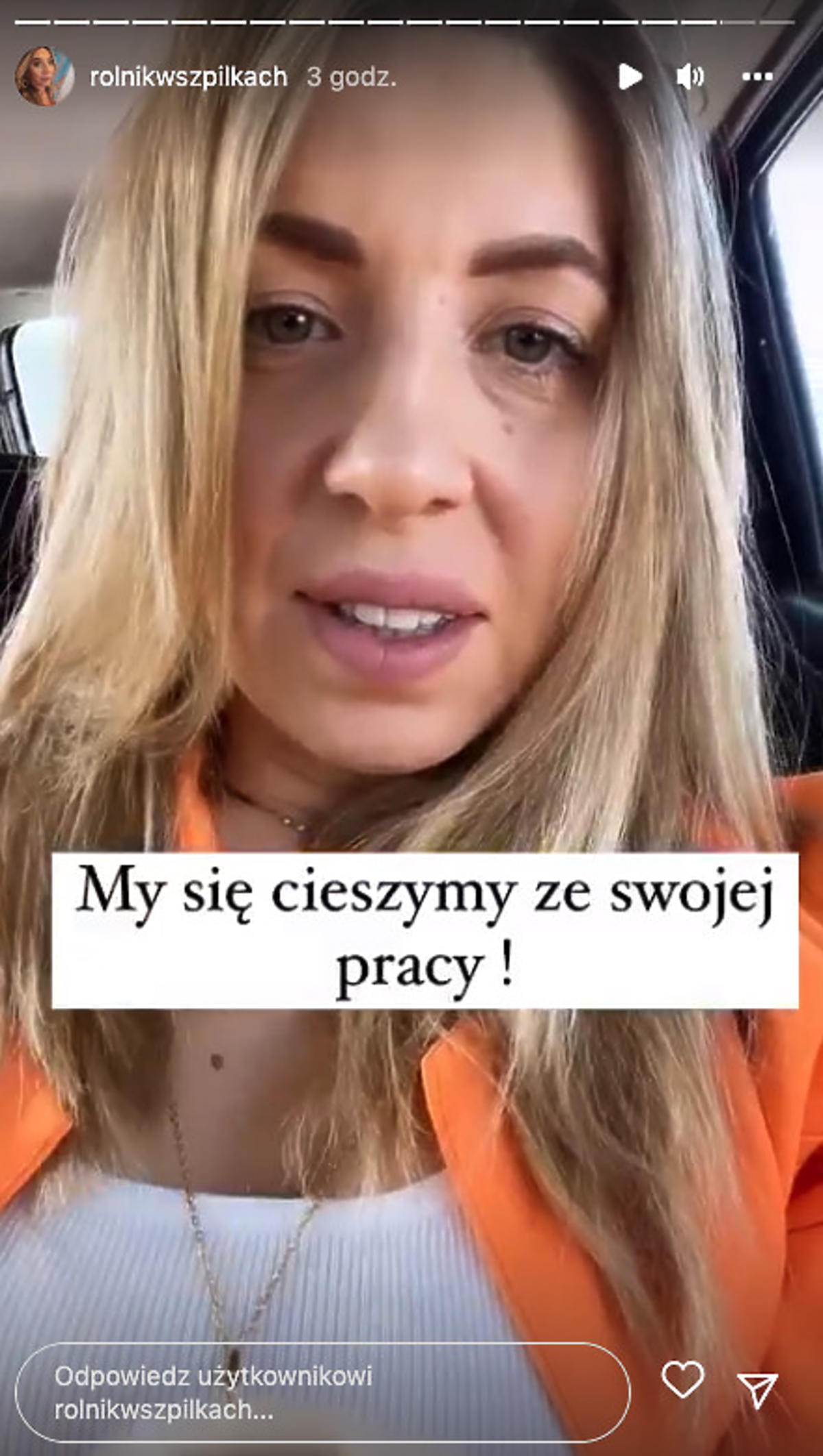 Małgorzata Borysewicz showed fudges