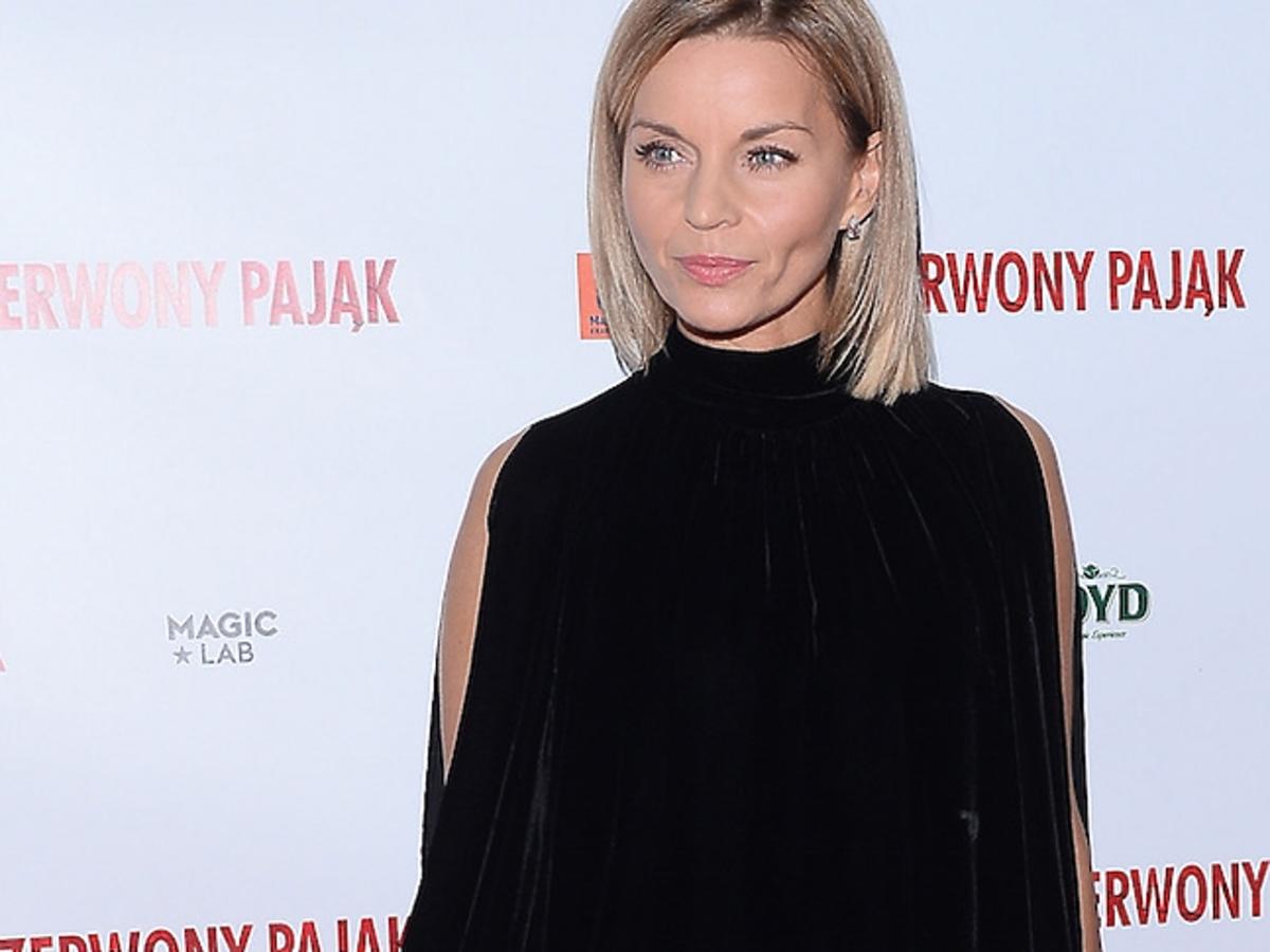 Małgorzata Foremniak na premierze filmu Czerwony Pająk