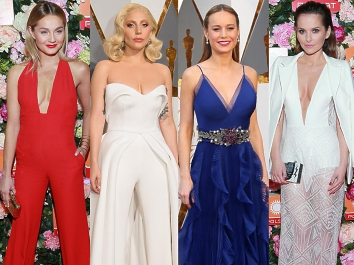 Małgorzata Kożuchowska, Lady Gaga, Brie Larson, Paulina Sykut, Joanna Horodyńska w ładnych stylizacjach