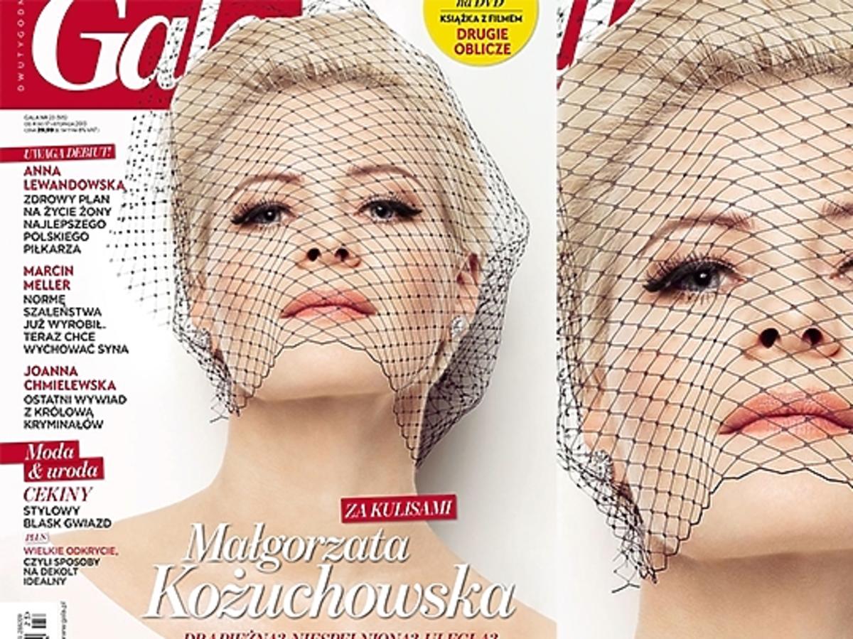 Małgorzata Kożuchowska na okładce Gali