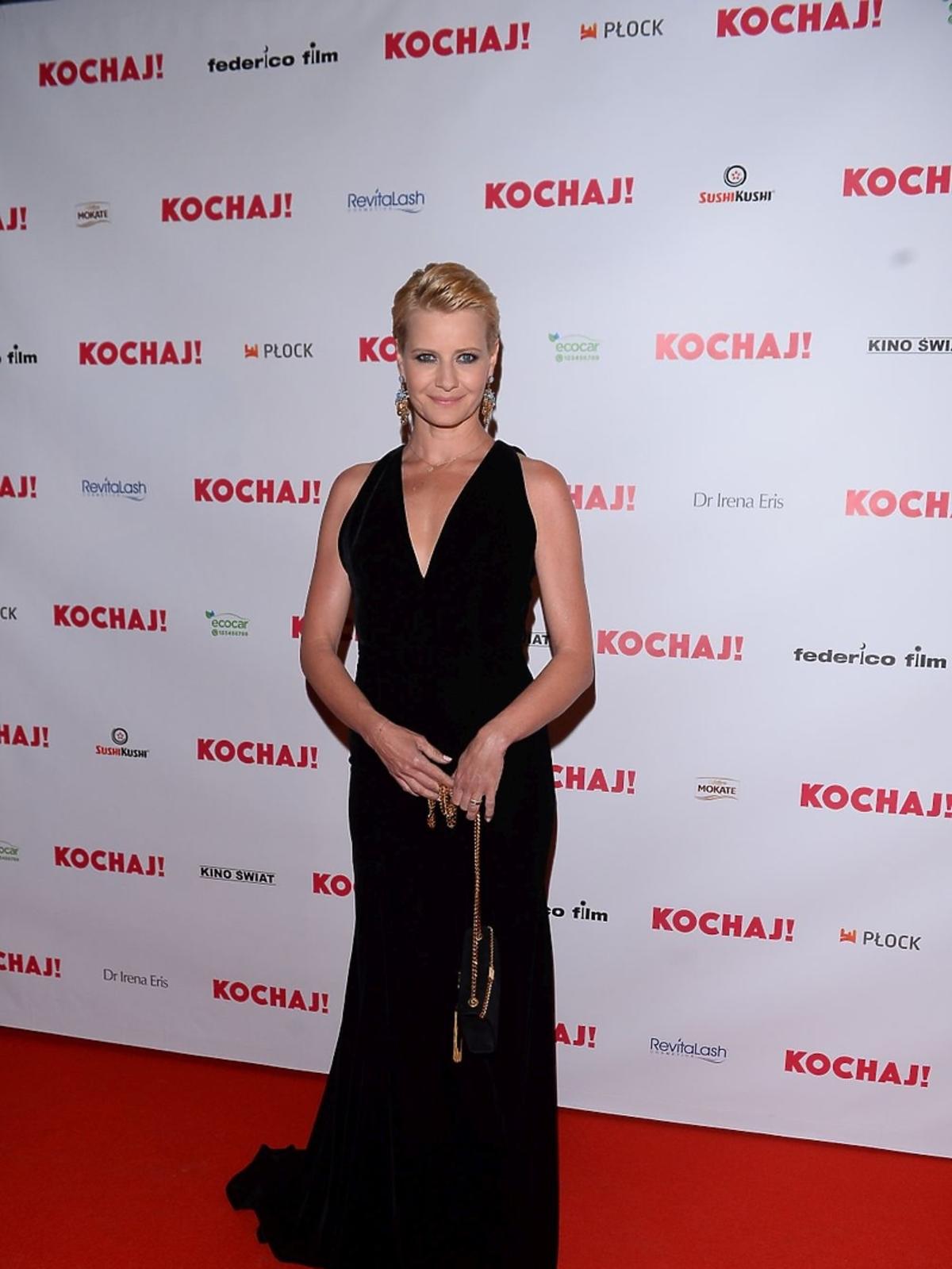 Małgorzata Kożuchowska premierze filmu Kochaj