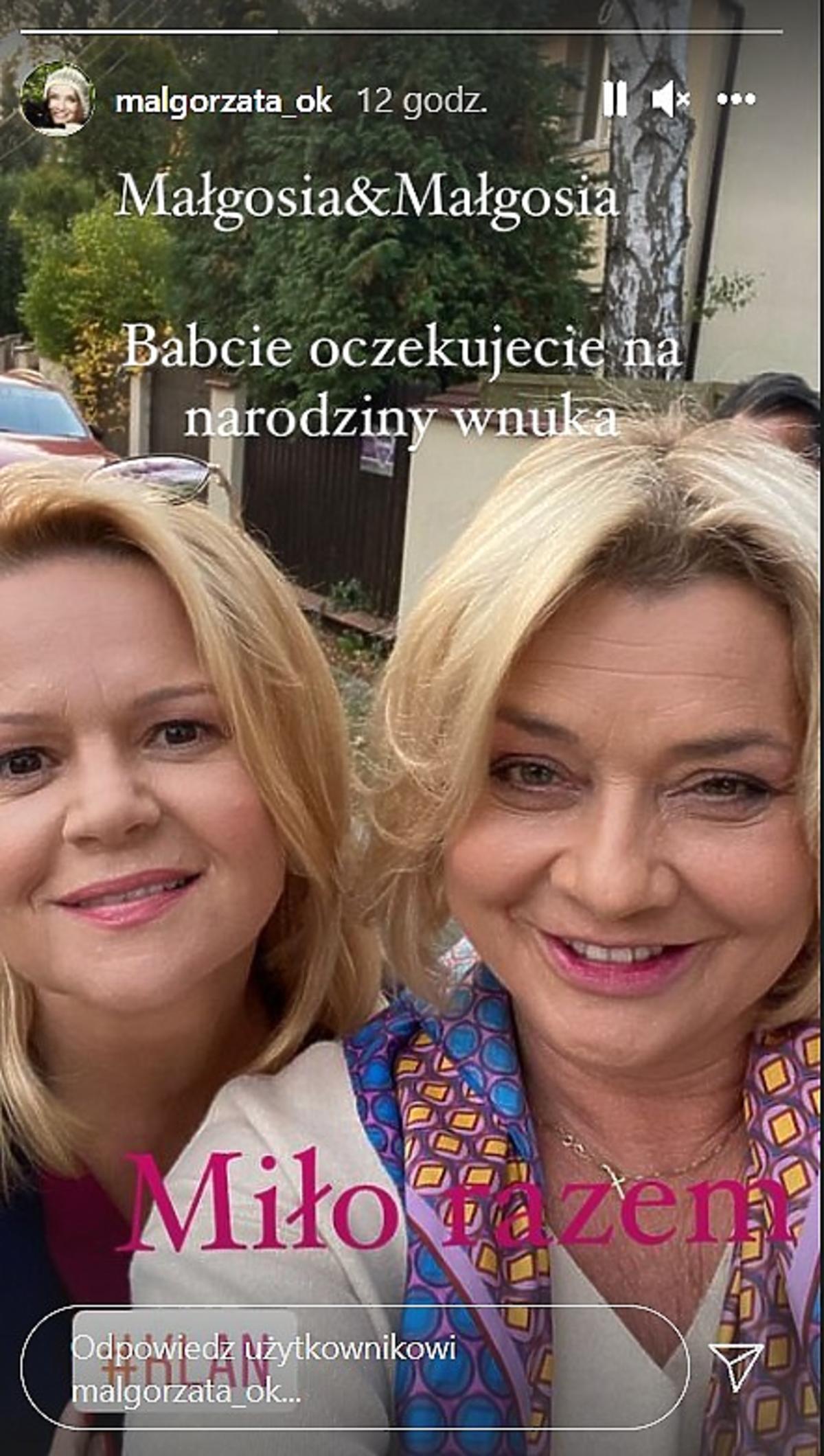 Małgorzata Ostrowska Królikowska Właśnie Potwierdziła Ciążę Joanny Opozdy