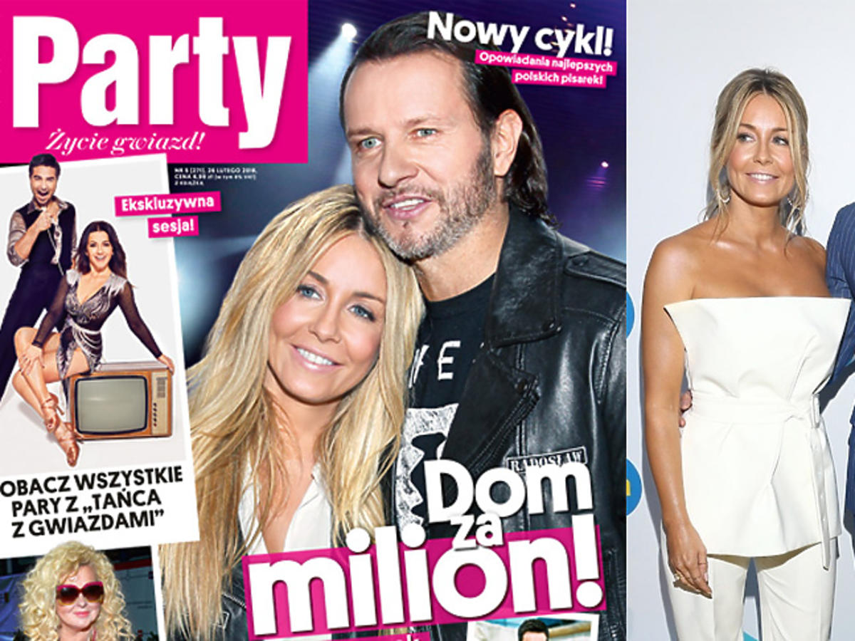 Małgorzata Rozenek i Radek Majdan na okładce Party