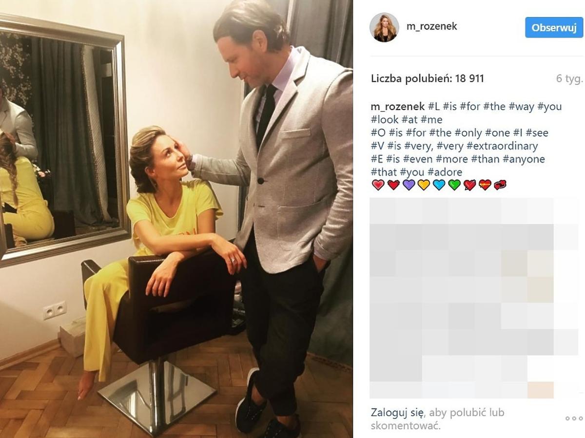 Małgorzata Rozenek i Radosław Majdan