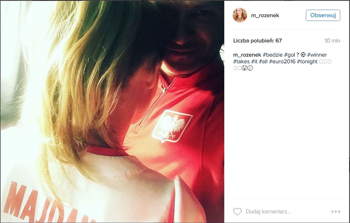 Małgorzata Rozenek i Radosław Majdan Instagram