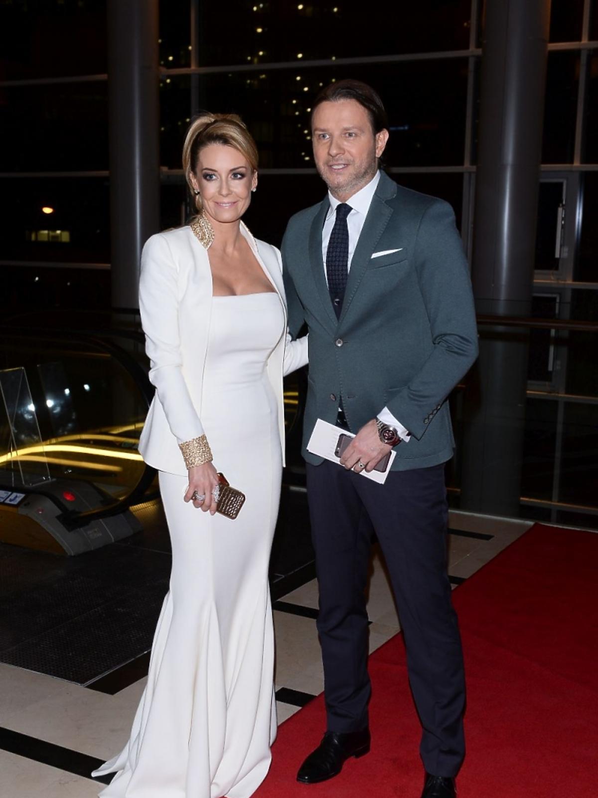 Małgorzata Rozenek i Radosław Majdan na gali tygodnika