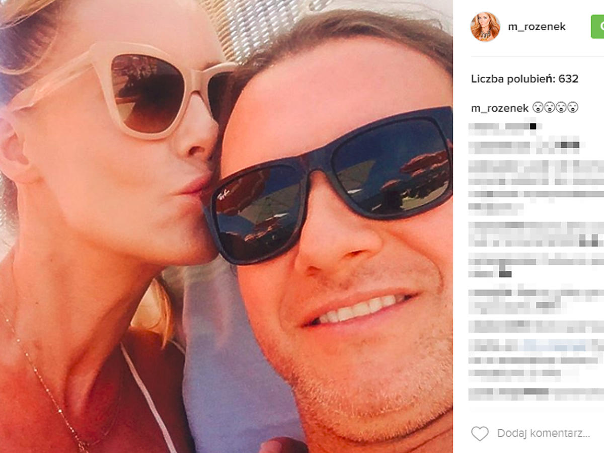 Małgorzata Rozenek i Radosław Majdan na wakacjach
