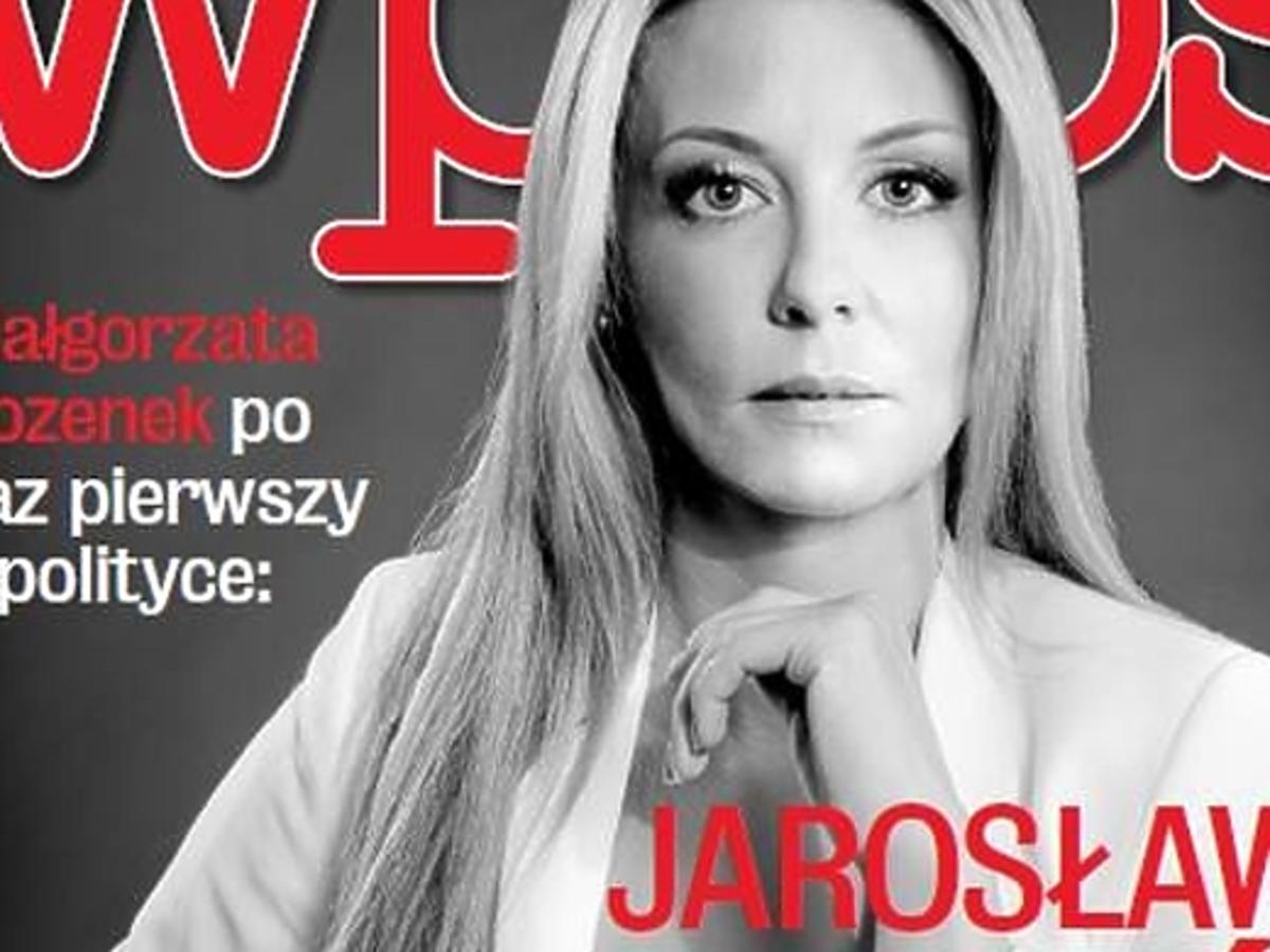 Małgorzata Rozenek na okładce Wprost