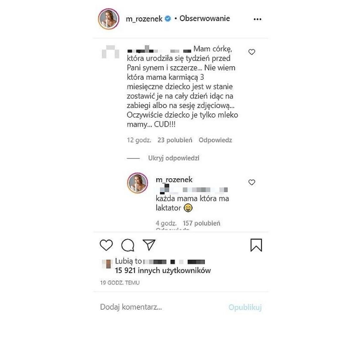 Małgorzata Rozenek odpowiada fance