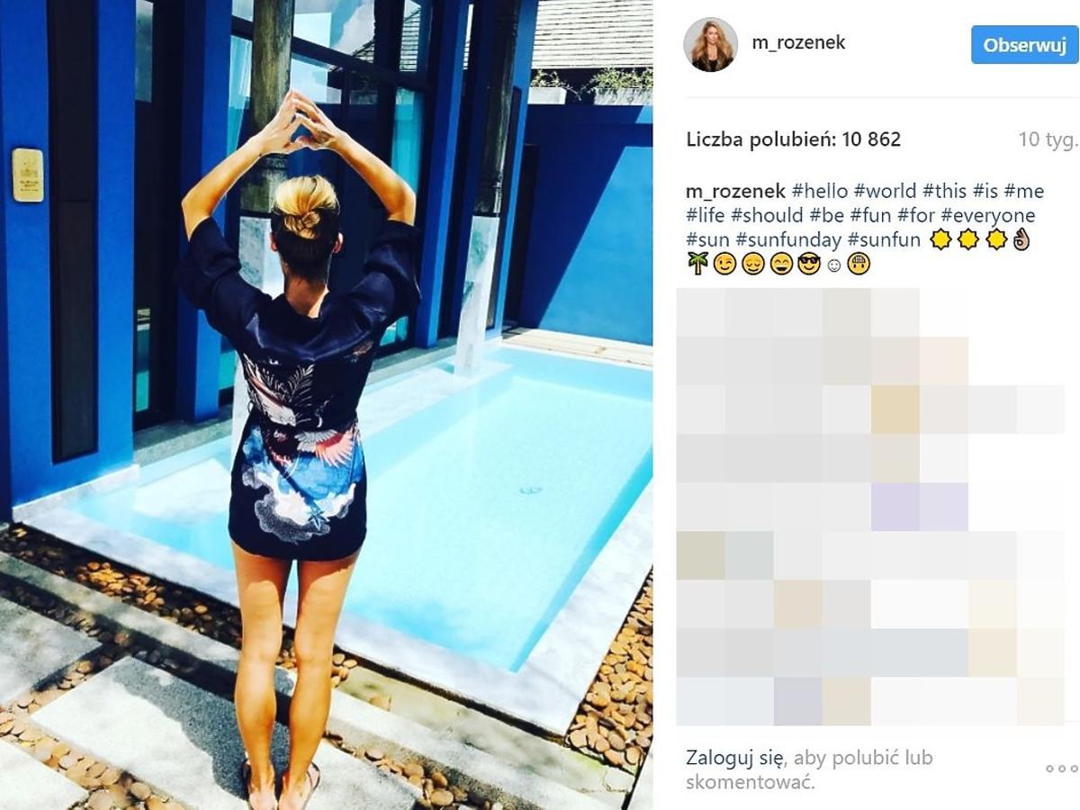 Małgorzata Rozenek pokazała zgrabne nogi