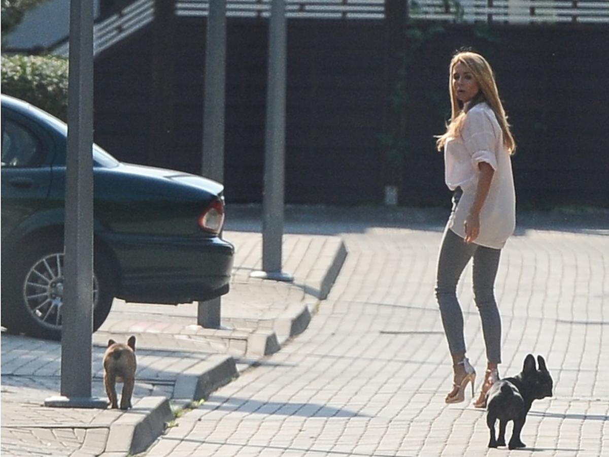 Małgorzata Rozenek z psami