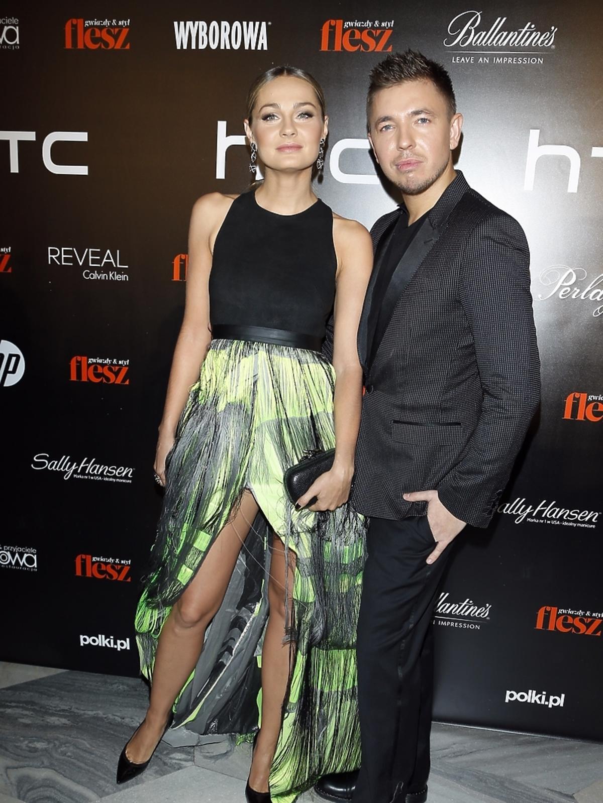Małgorzata Socha i Łukasz Jemioł na imprezie Flesz Fashion Night