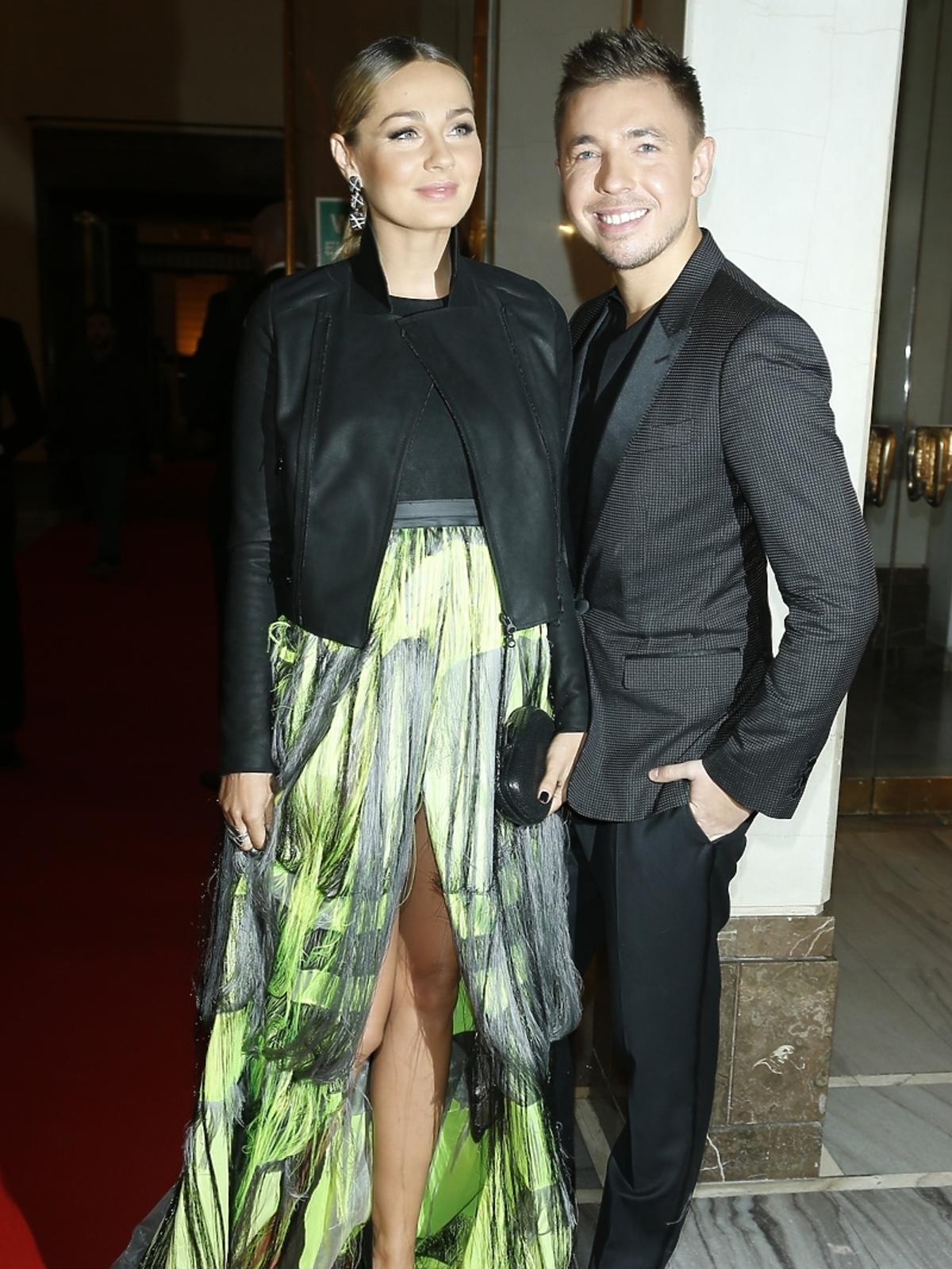 Małgorzata Socha i Łukasz Jemioł na imprezie Flesz Fashion Night