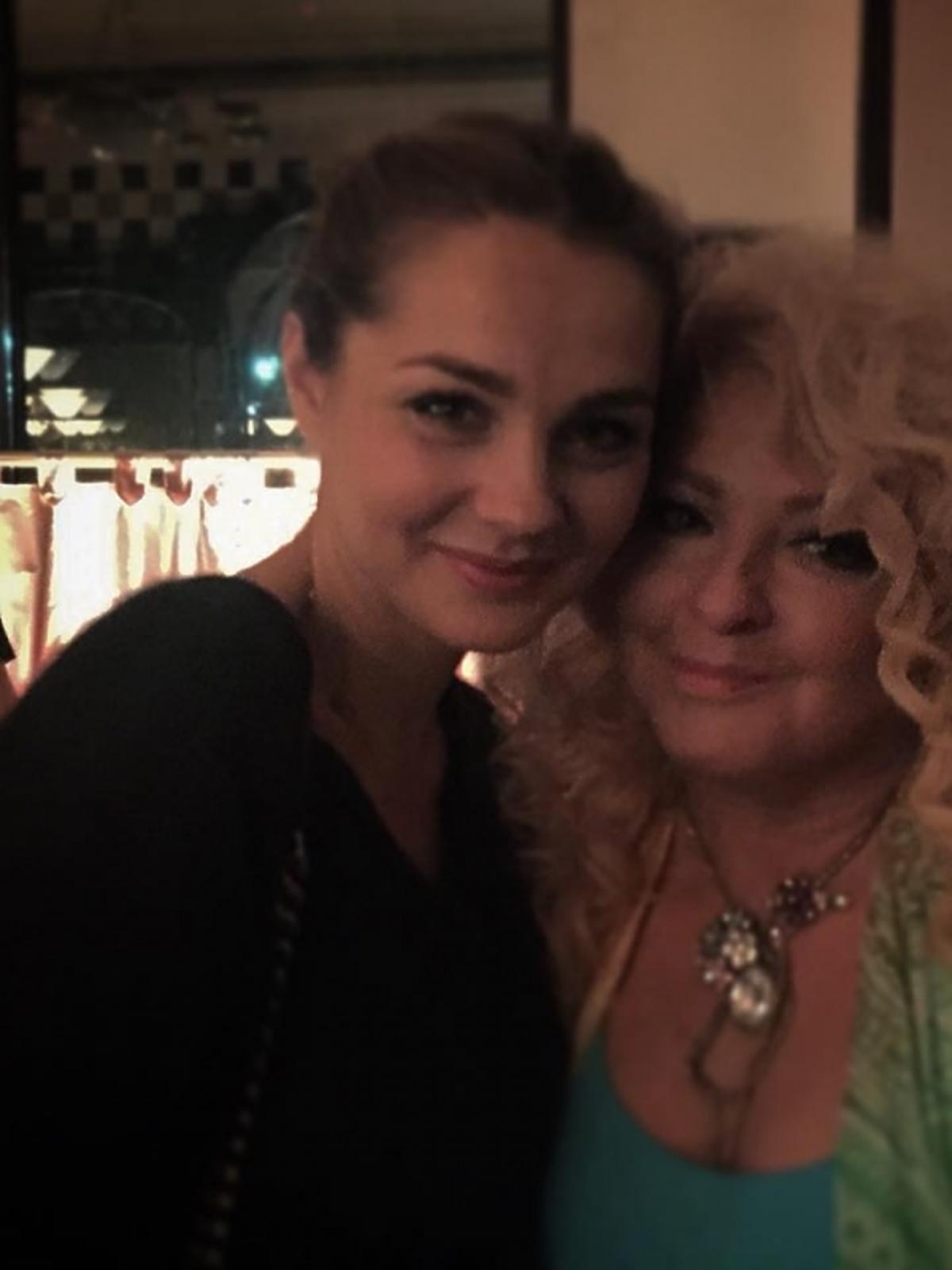 Malgorzata Socha i Magda Gessler na urodzinach Marcina Tyszki