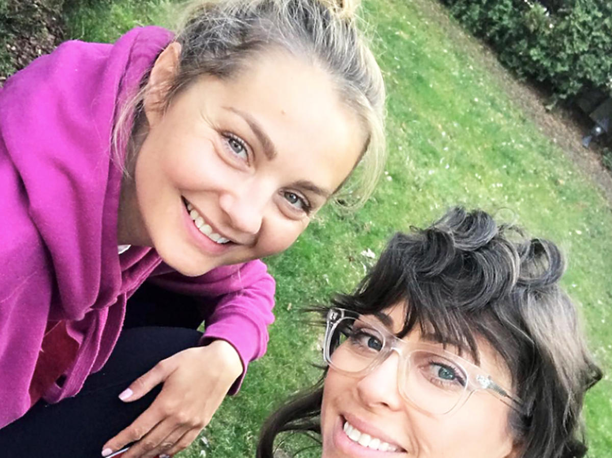 Małgorzata Socha i Natalia Kukulska wyszły razem na spacer ze swoimi córkami