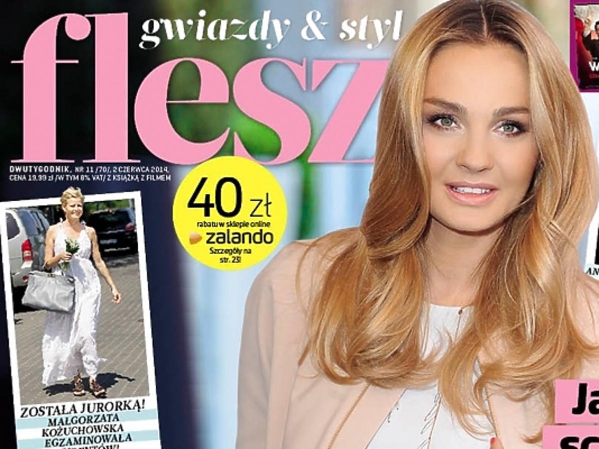 Małgorzata Socha na okładce Flesza