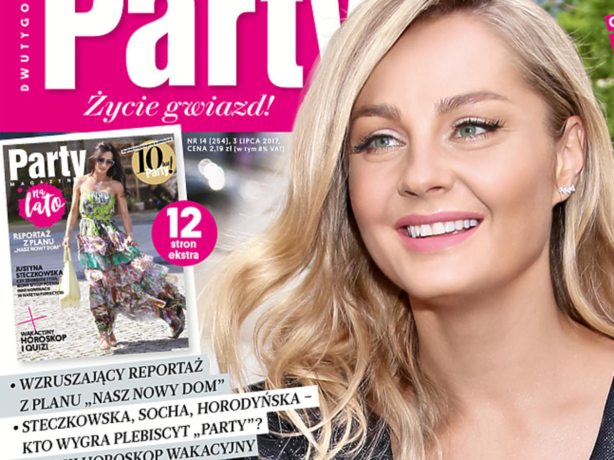 Małgorzata Socha na okładce "Party"