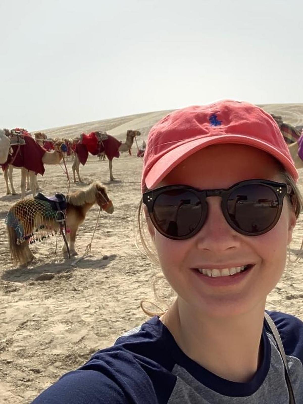 Małgorzata Socha na wakacjach w Katarze